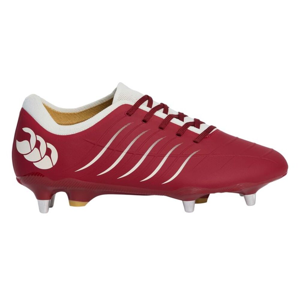 Canterbury Mens Pro Soft Ground Rugby Boots / Red Dahlia